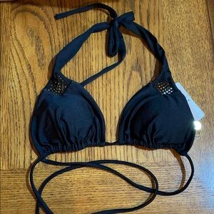 Luli Fama Black bikini top